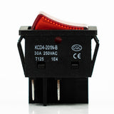 Interruptor de balancin, 4 terminales, 30A, 250VCA