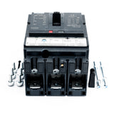 Interruptor termomagnetico, 3 polos, caja moldeada, amperaje ajustable, 105x158x100mm.