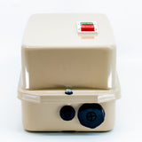 Arrancador magnético tripolar a tensión plena en gabinete con 2 botones (Tamaño 3)