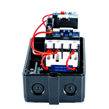 Arrancador magnético tripolar a tensión plena en gabinete con 2 botones (Tamaño 2)