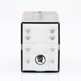 Mini relevador encapsulado, 8 pines planos, 2P-2T