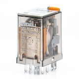 Mini relevador encapsulado, 8 pines planos, 2P-2T