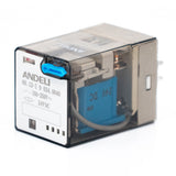 Relevador encapsulado, 8 pines redondos, 2P-2T