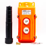 Botoneras colgantes en carcasa de plástico para uso intemperie 250VCA MAX