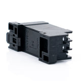 Base para relevador para riel DIN, adosada, 8 terminales planos de tornillo