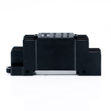 Base para relevador para riel DIN, adosada, 8 terminales planos de tornillo