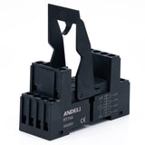 Base para relevador para riel DIN, adosada, 14 terminales planos de tornillo