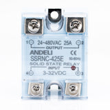 Relevador de estado sólido, monofásico, serie SSRNC, con led indicador de encendido