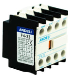 Blocks de contactos auxiliares frontales, 2NA+2NC 10A/500VCA