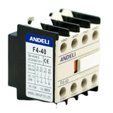 Blocks de contactos auxiliares frontales, 4NA 10A/500VCA