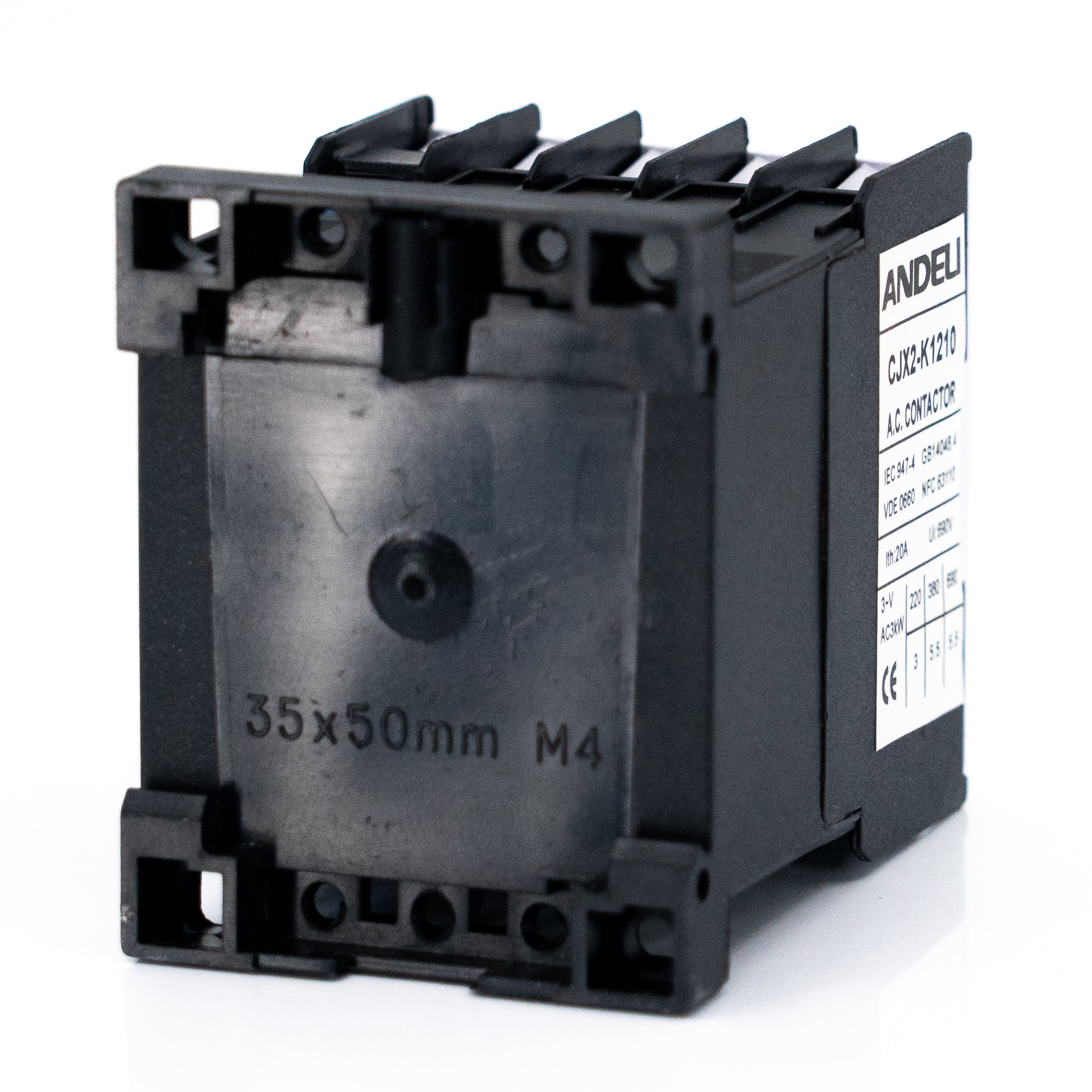 Mini contactor Magnético, 12 Amp., 1 N.A.