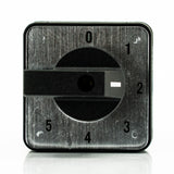 Conmutador rotativo de control, multipaso con 0, para montaje en tablero