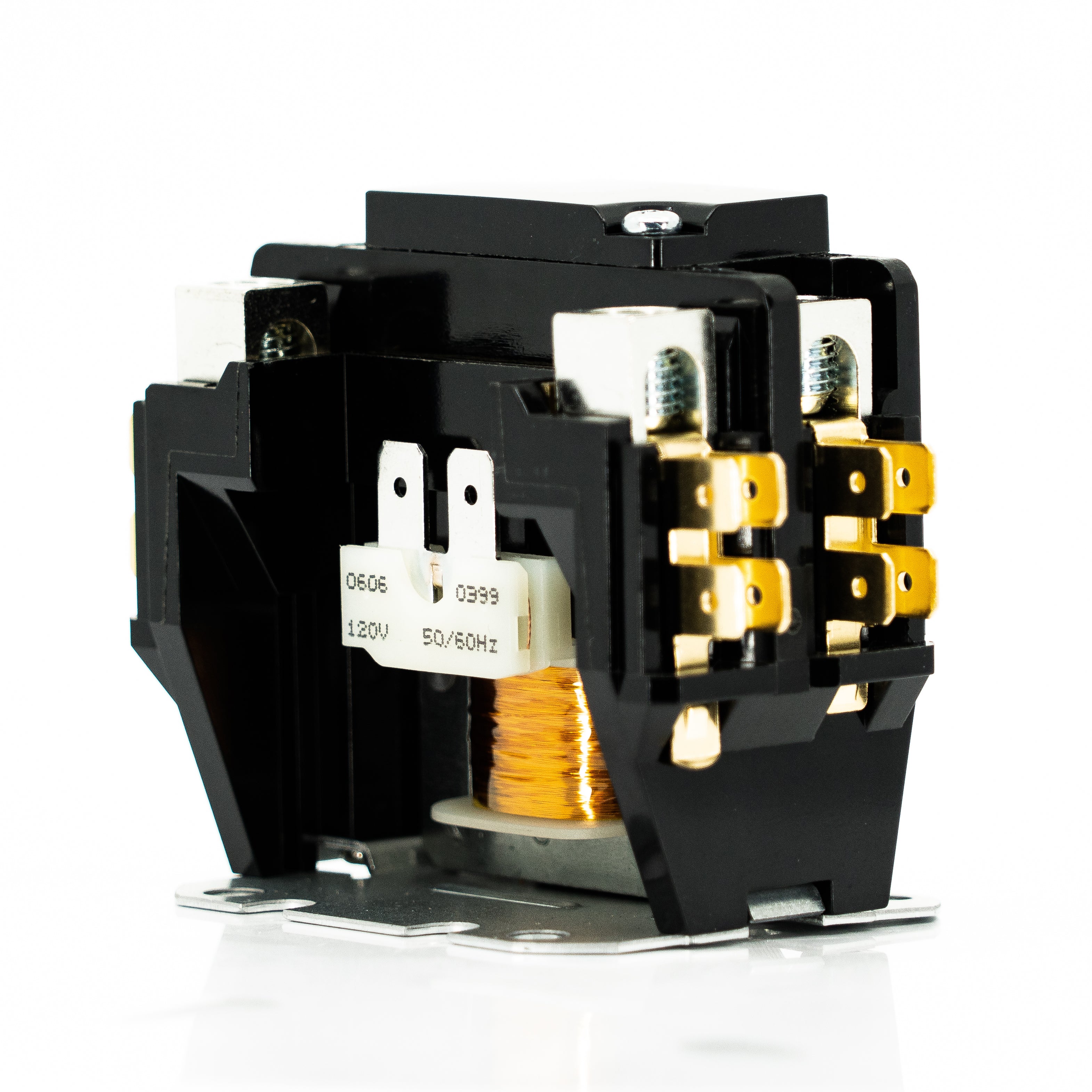 Contactor de propósito definido de 1 polo + shunt, 40 amp, terminales de caja con tornillo