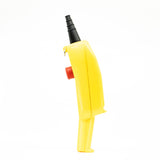 Botonera de control con mango, 2 pulsadores de 1CNA + 1 hongo de 1CNC, 5A resistivos