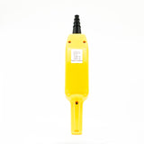 Botonera de control con mango, 2 pulsadores de 1CNA + 1 hongo de 1CNC, 5A resistivos