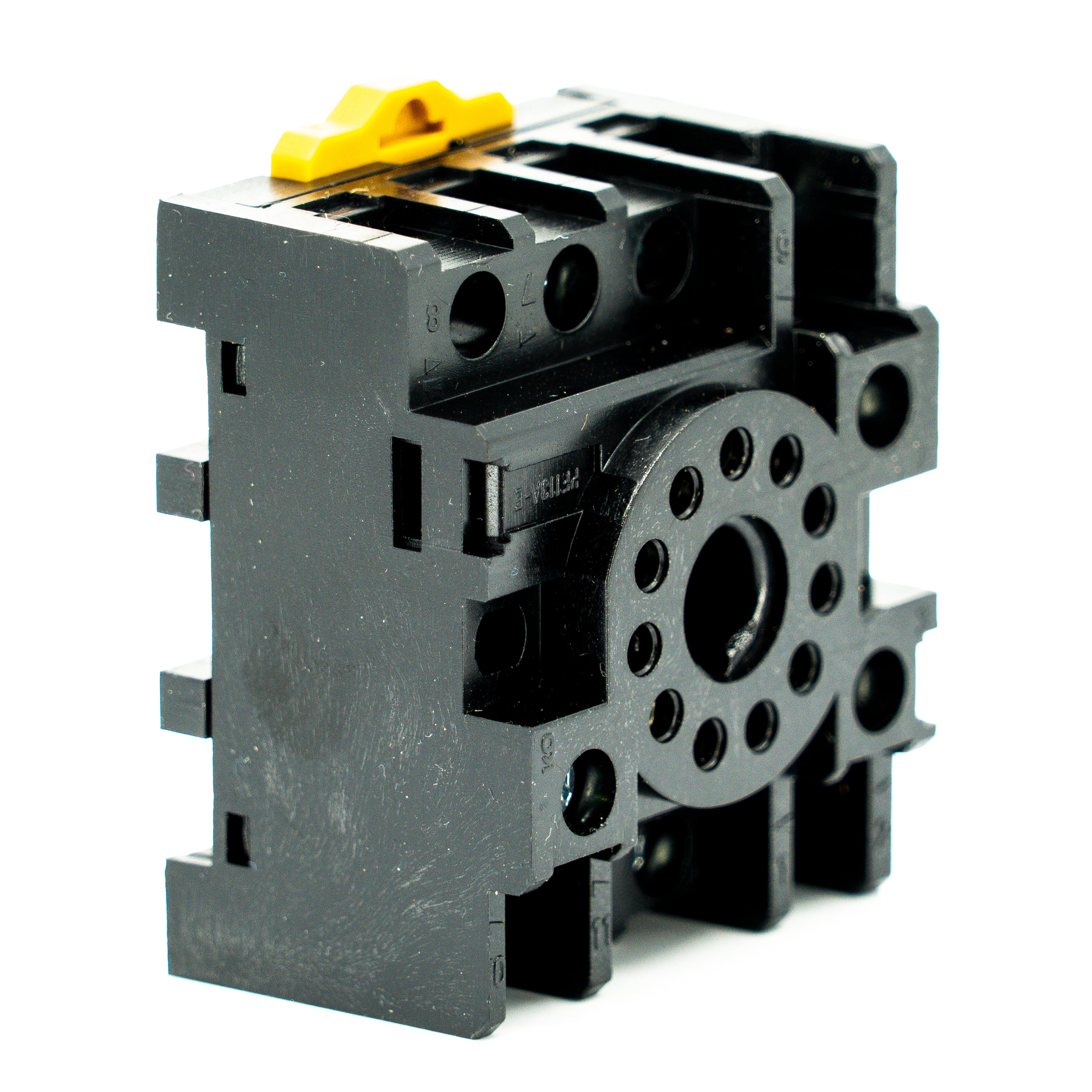 Base para relevador tipo enchufable, p/riel y adosada, terminales tornillo