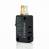 Micro interruptores miniatura, tipo VS, larga vida mecánica, 1P-2T, 15A, 250VCA, terminales faston