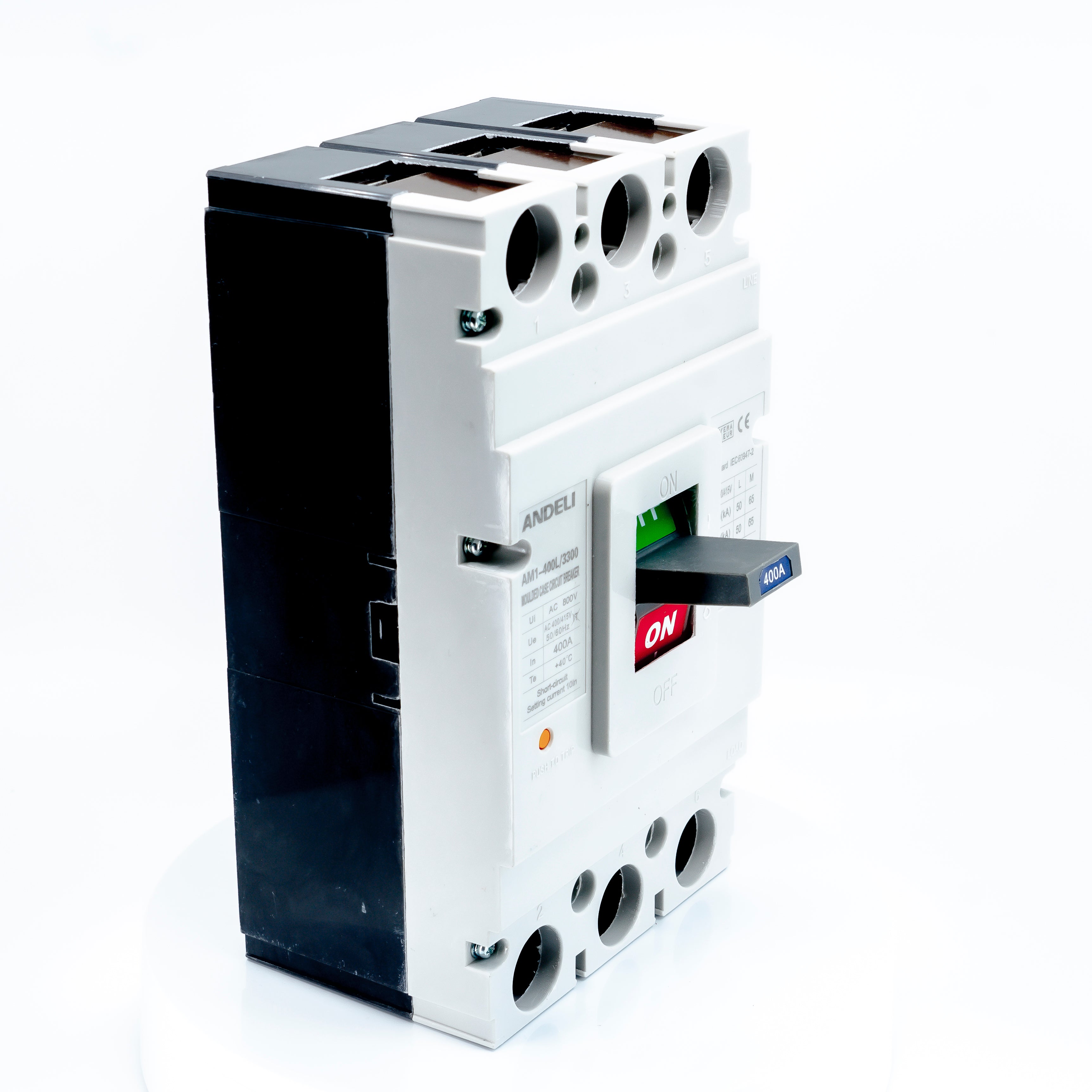 Interruptor Termomagnético, 3 Polos, Caja Moldeada 150x255x105mm