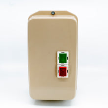 Arrancador magnético tripolar a tensión plena en gabinete con 2 botones (Tamaño 3)