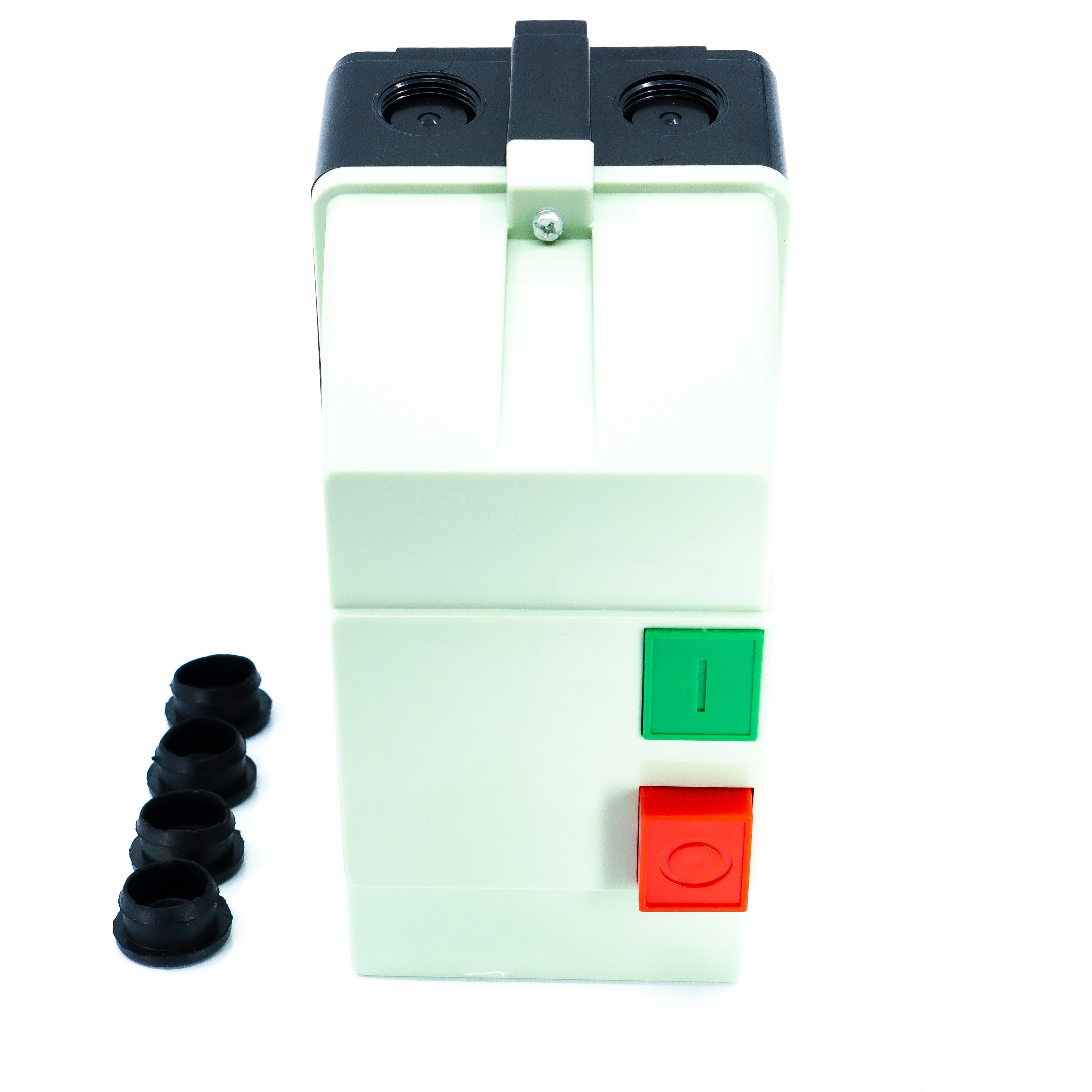 Arrancador magnético tripolar a tensión plena en gabinete con 2 botones (Tamaño 2)