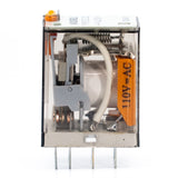 Mini relevador encapsulado, 8 pines planos, 2P-2T