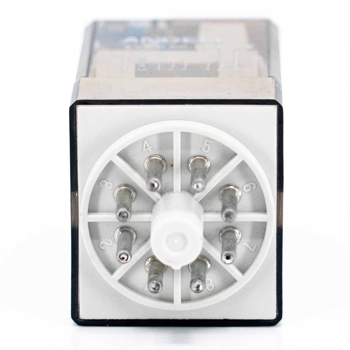 Relevador encapsulado, 8 pines redondos, 2P-2T