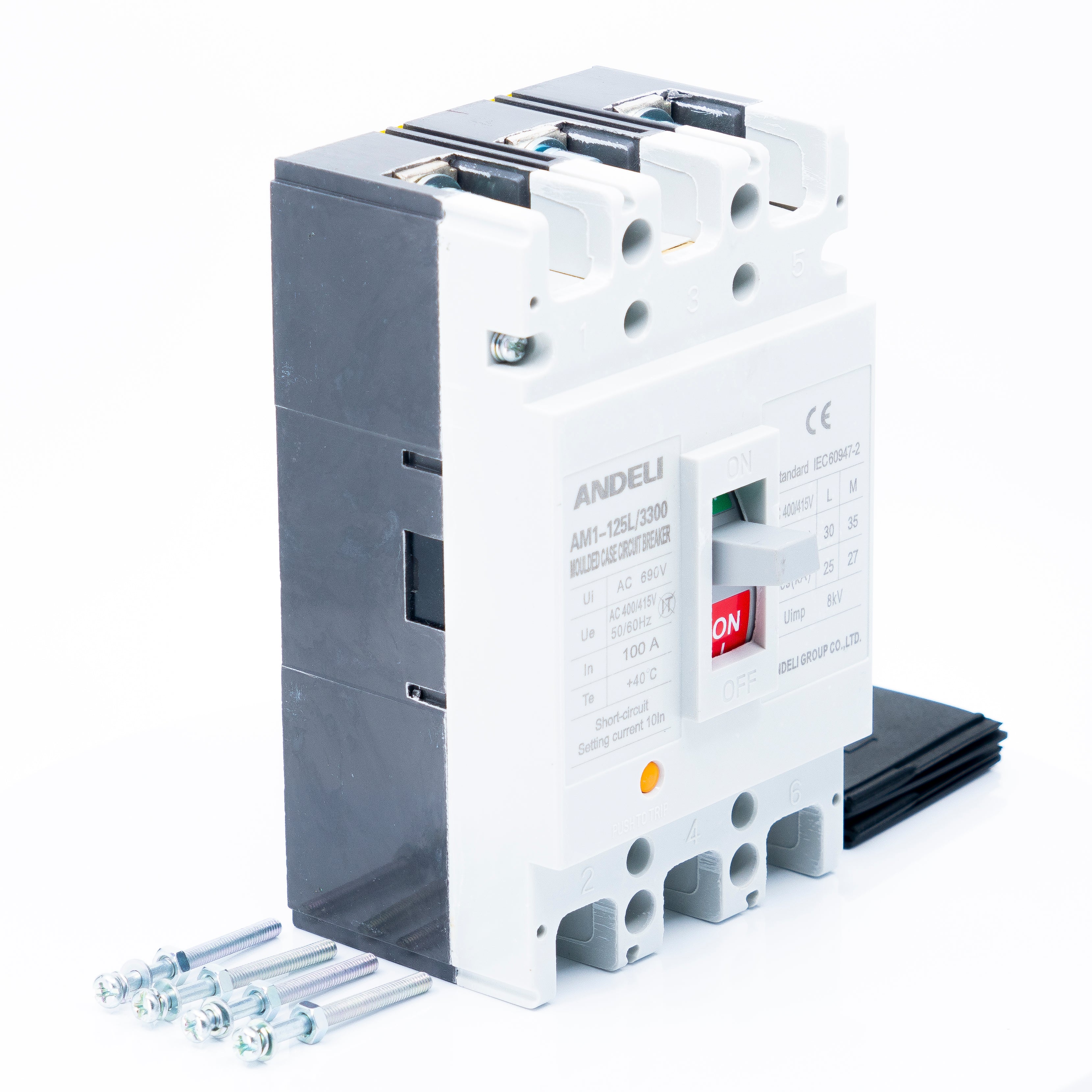 Interruptor Termomagnético, 3 Polos, Caja Moldeada 90x150x70mm