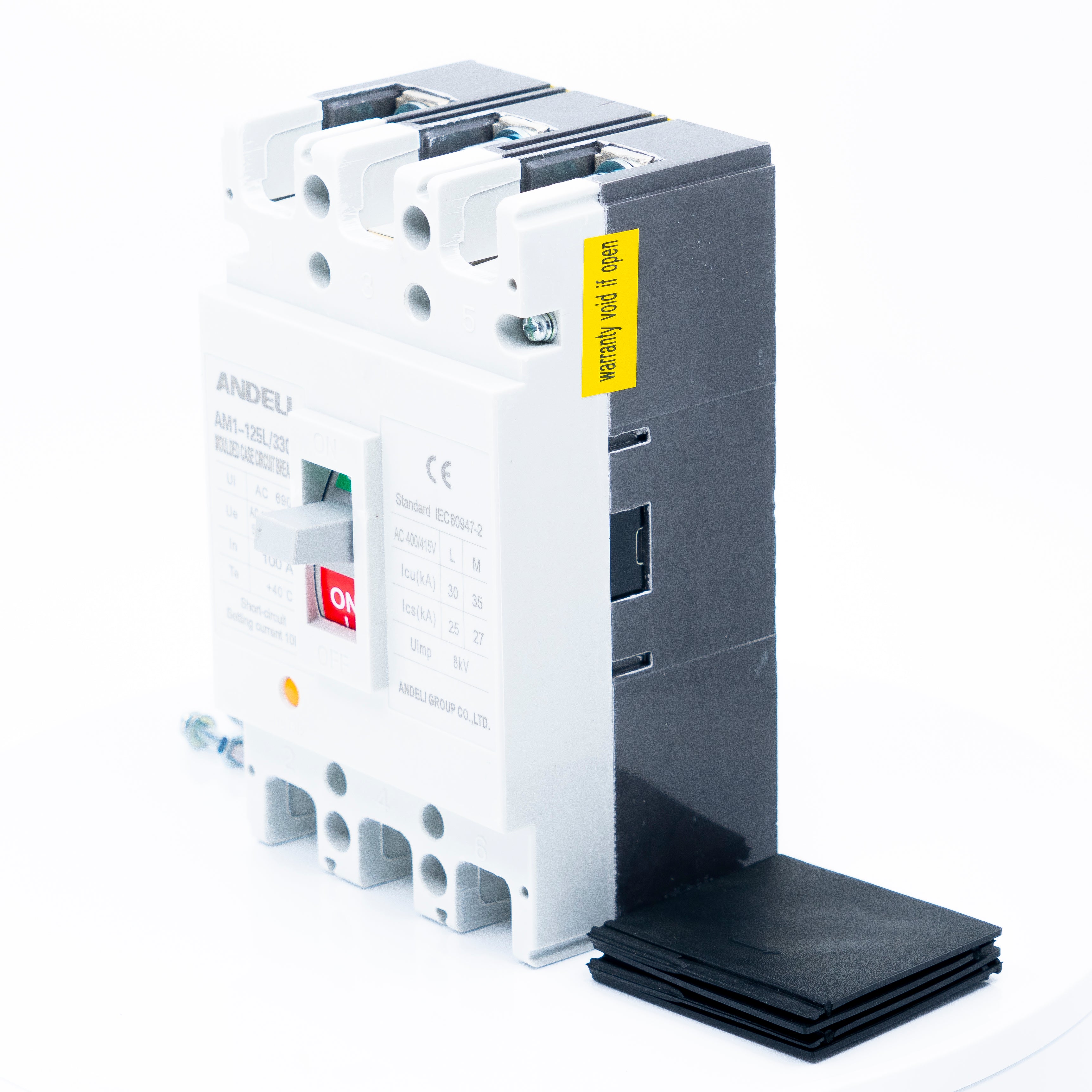 Interruptor Termomagnético, 3 Polos, Caja Moldeada 90x150x70mm