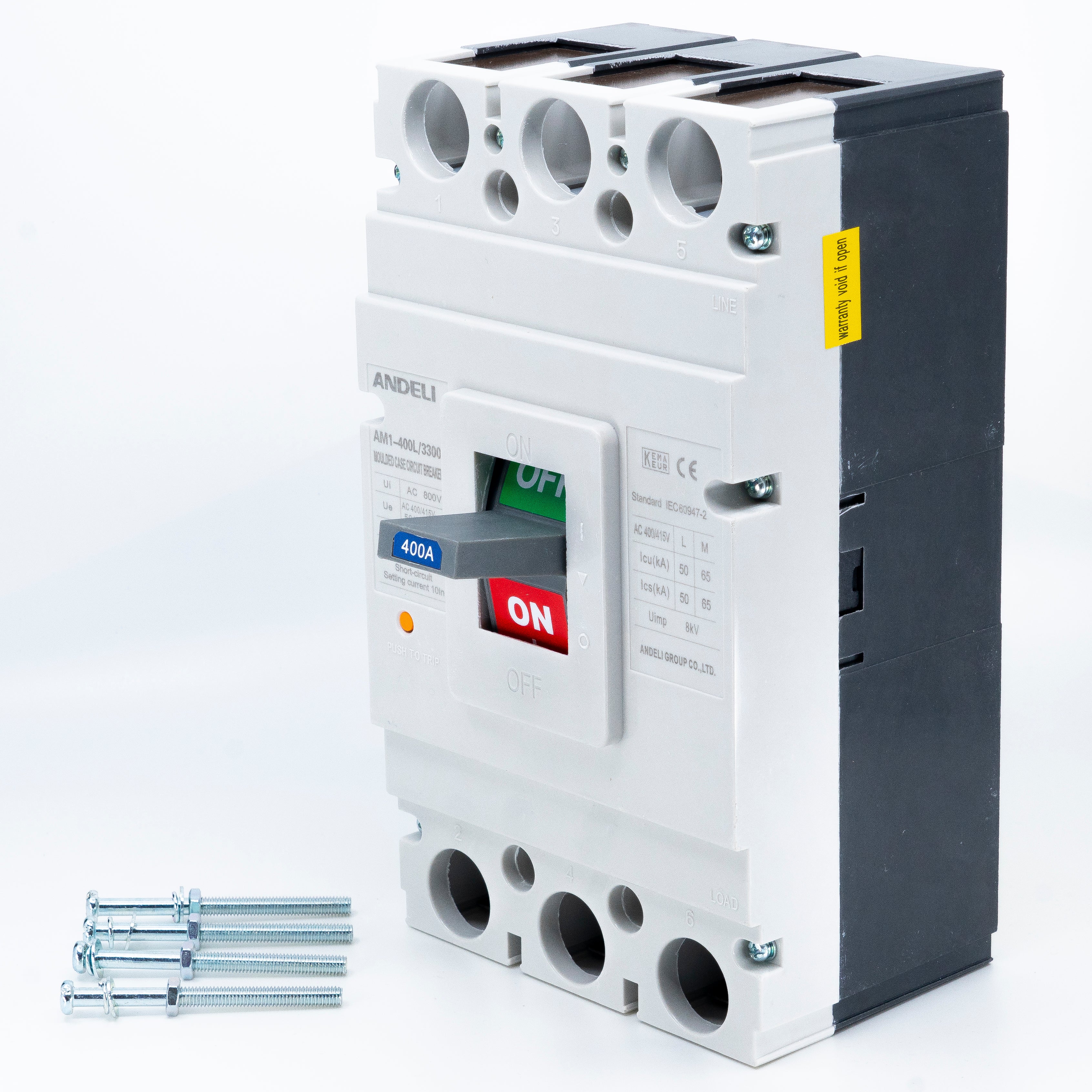 Interruptor Termomagnético, 3 Polos, Caja Moldeada 150x255x105mm