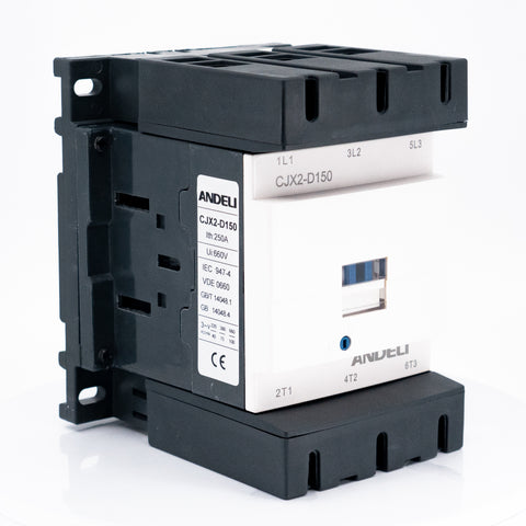 Contactor magnetico, 150 Amp.