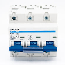 Interruptor Termomagnético 3 Polos Para Riel