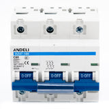 Interruptor Termomagnético 3 Polos Para Riel