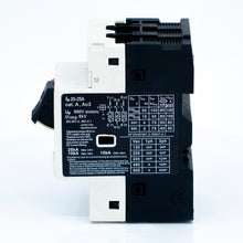 Guardamotor de capacidad interruptiva STD. para montaje en riel din, de operación manual por 2 balancines