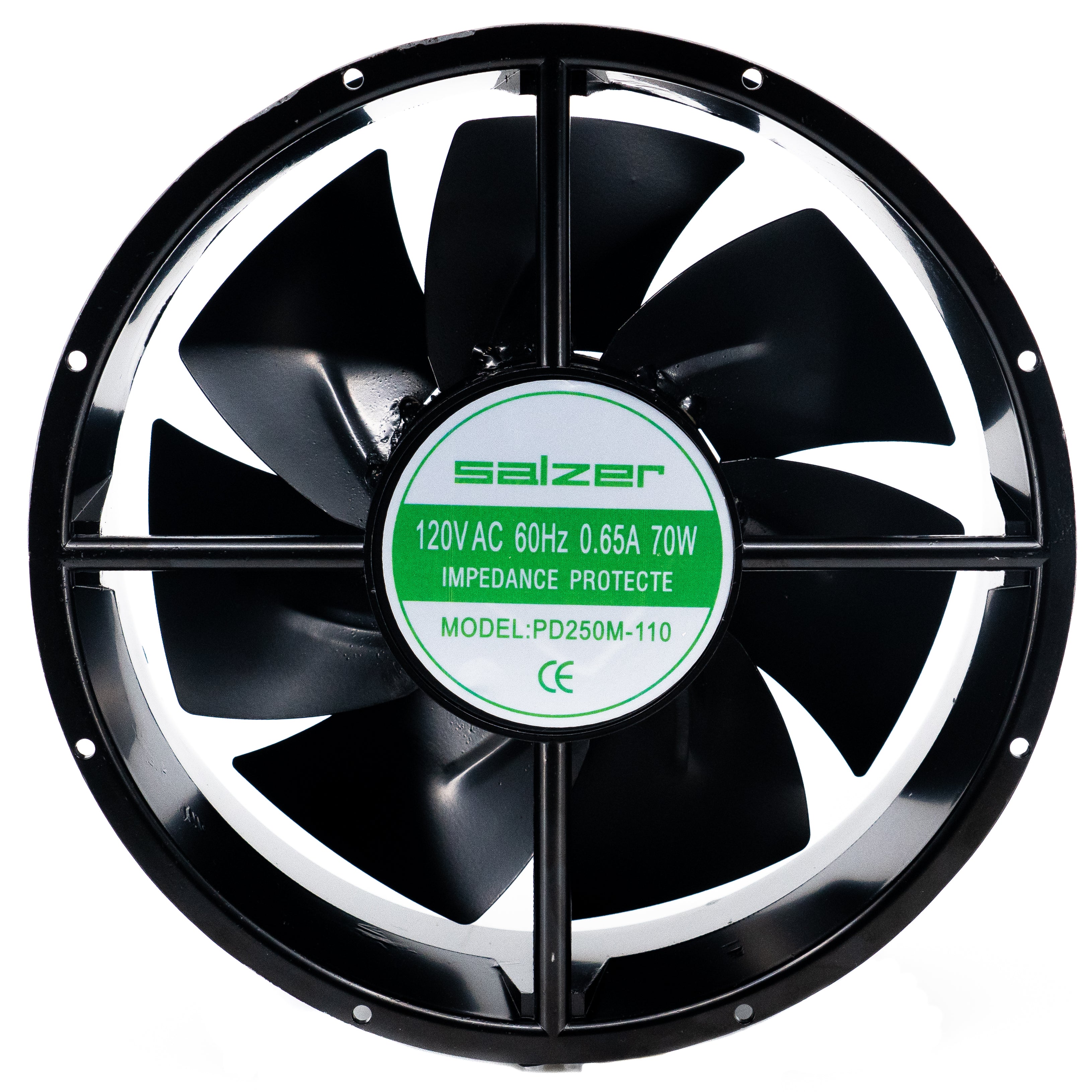 Ventilador terminación a cables DIÁMETRO 254x90