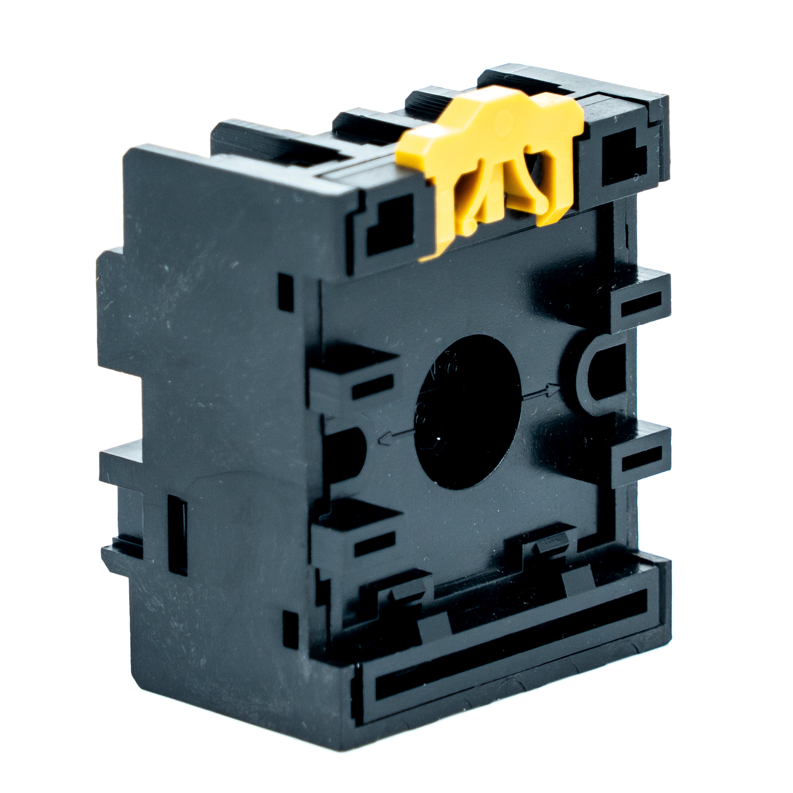 Base para relevador tipo enchufable, p/riel y adosada, terminales tornillo