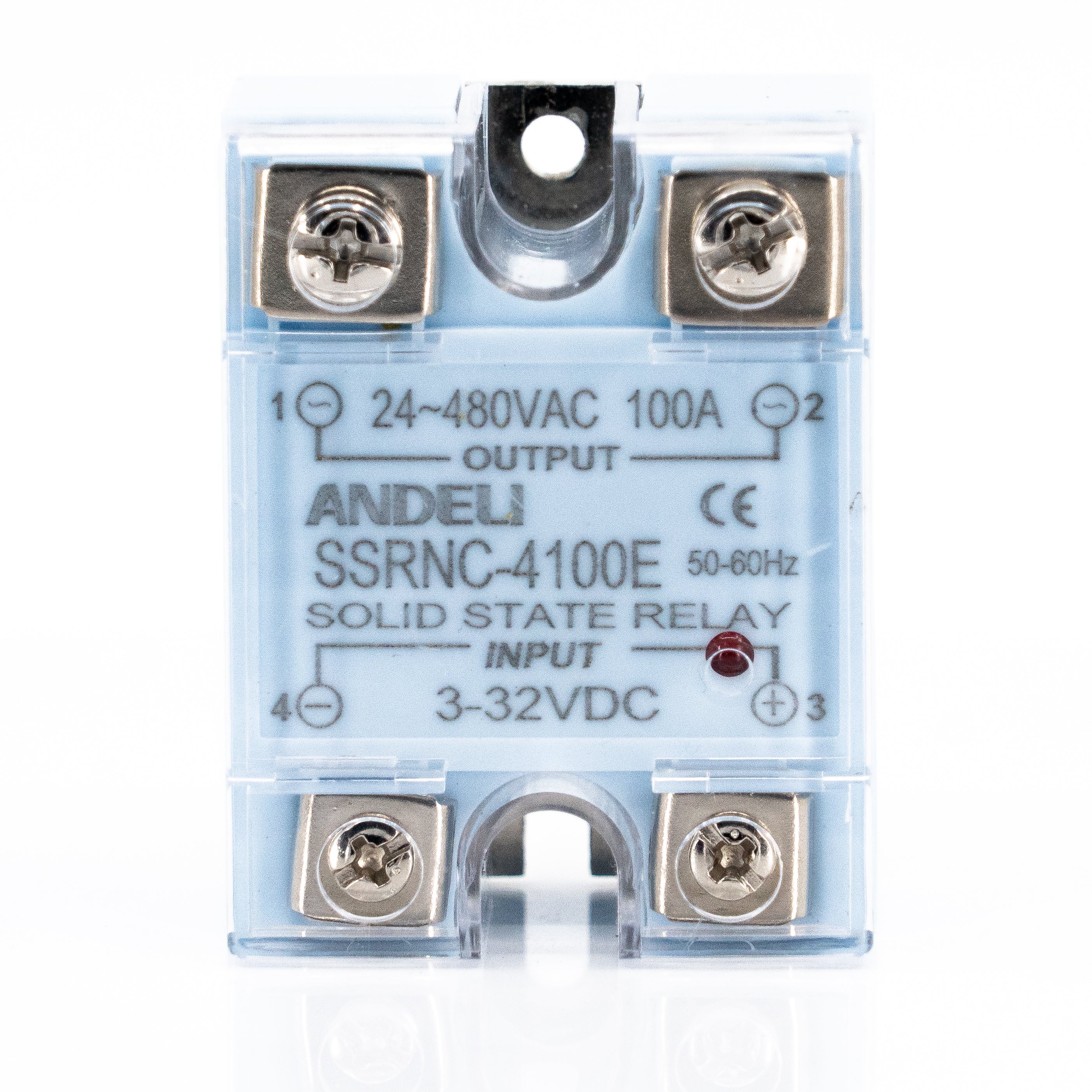 Relevador de estado sólido, monofásico, serie SSRNC, con led indicador de encendido