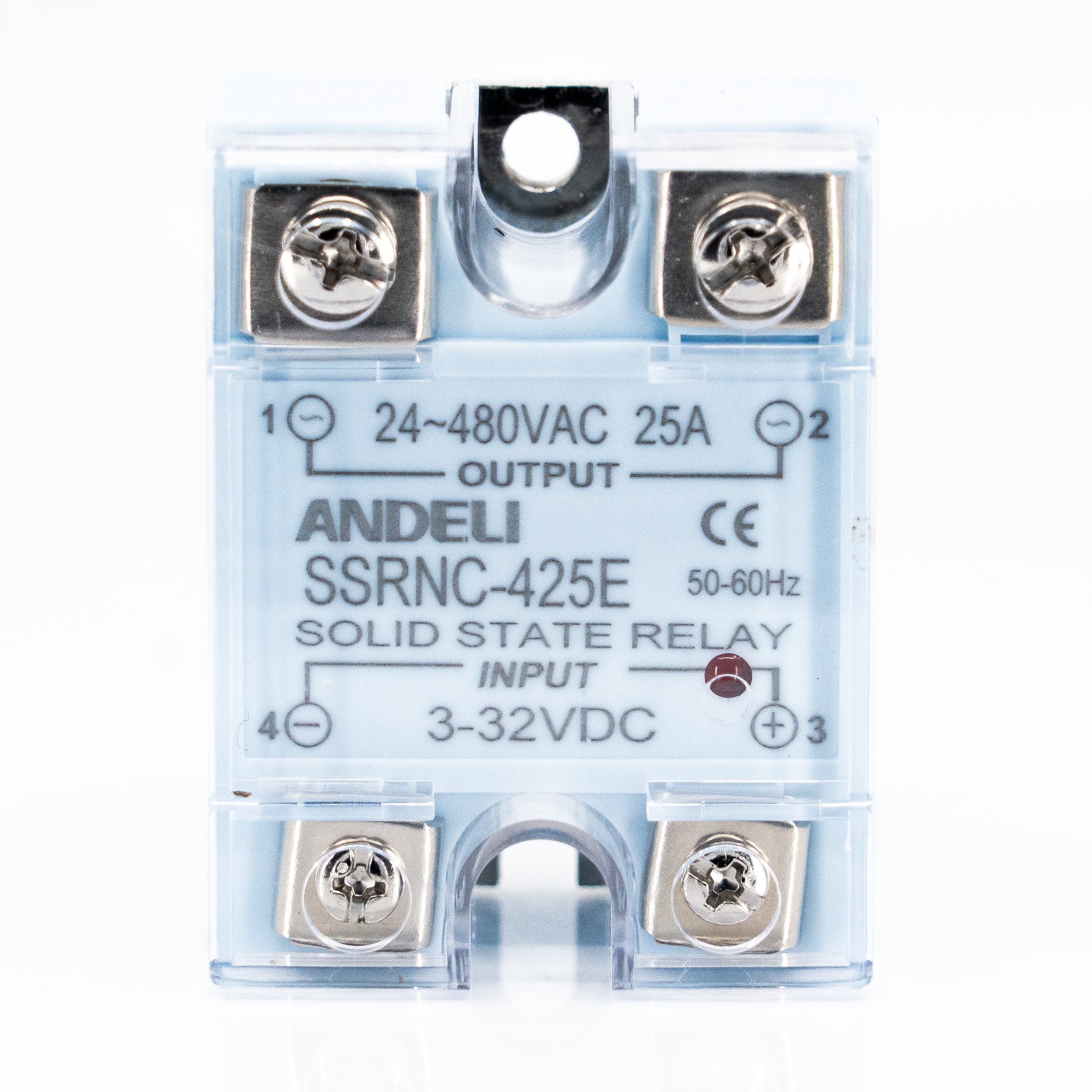 Relevador de estado sólido, monofásico, serie SSRNC, con led indicador de encendido