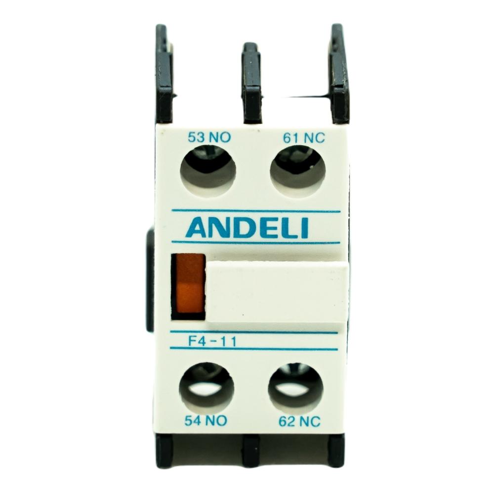 Blocks de contactos auxiliares frontales, 1NA+1NC 10A/500VCA