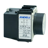 Blocks de contactos auxiliares frontales temporizado al conectar