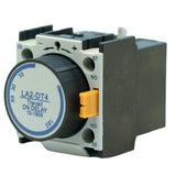 Blocks de contactos auxiliares frontales temporizado al conectar