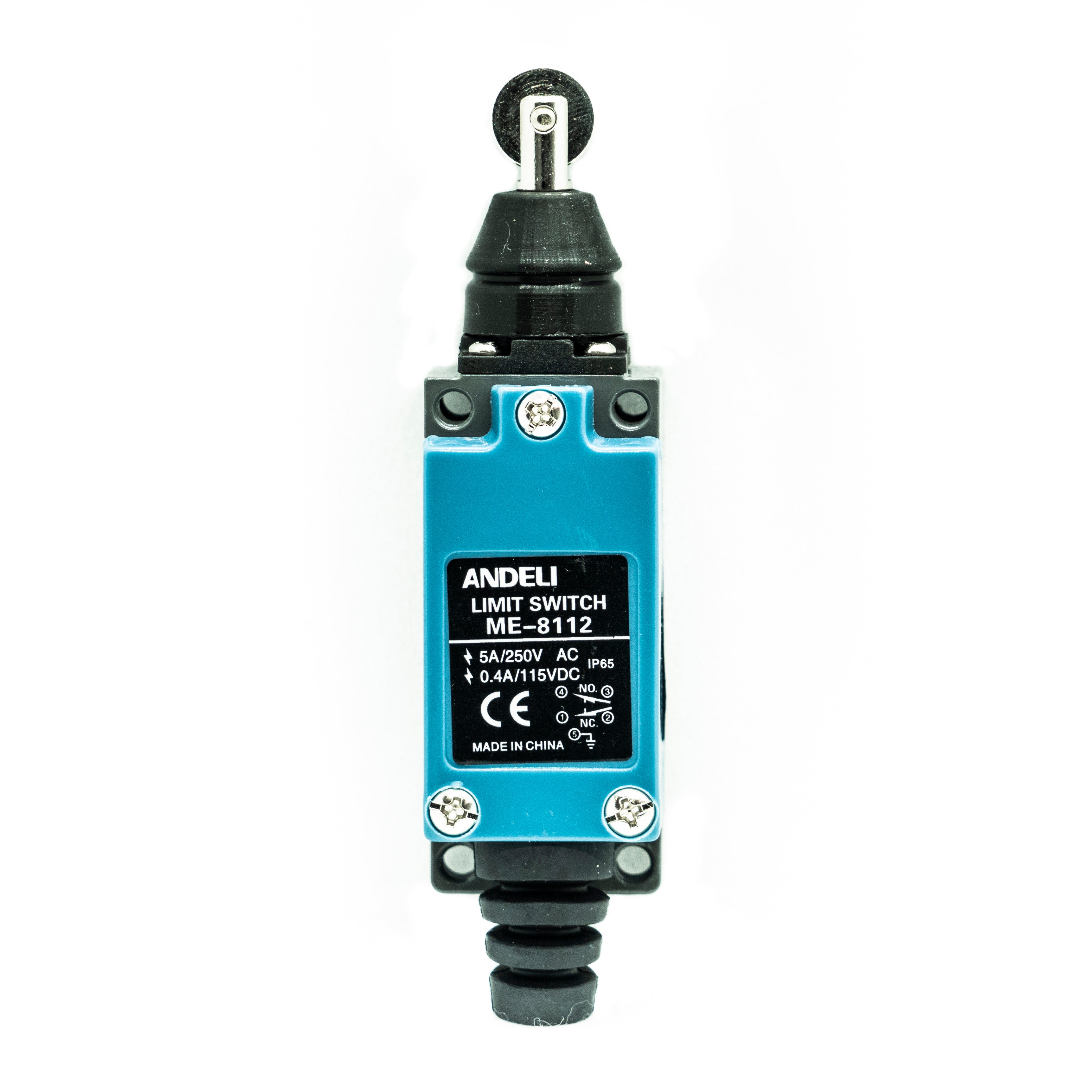 Interruptores de Límite serie AH, tamaño pequeño, cuerpo metálico con cubierta y rodillo plásticos