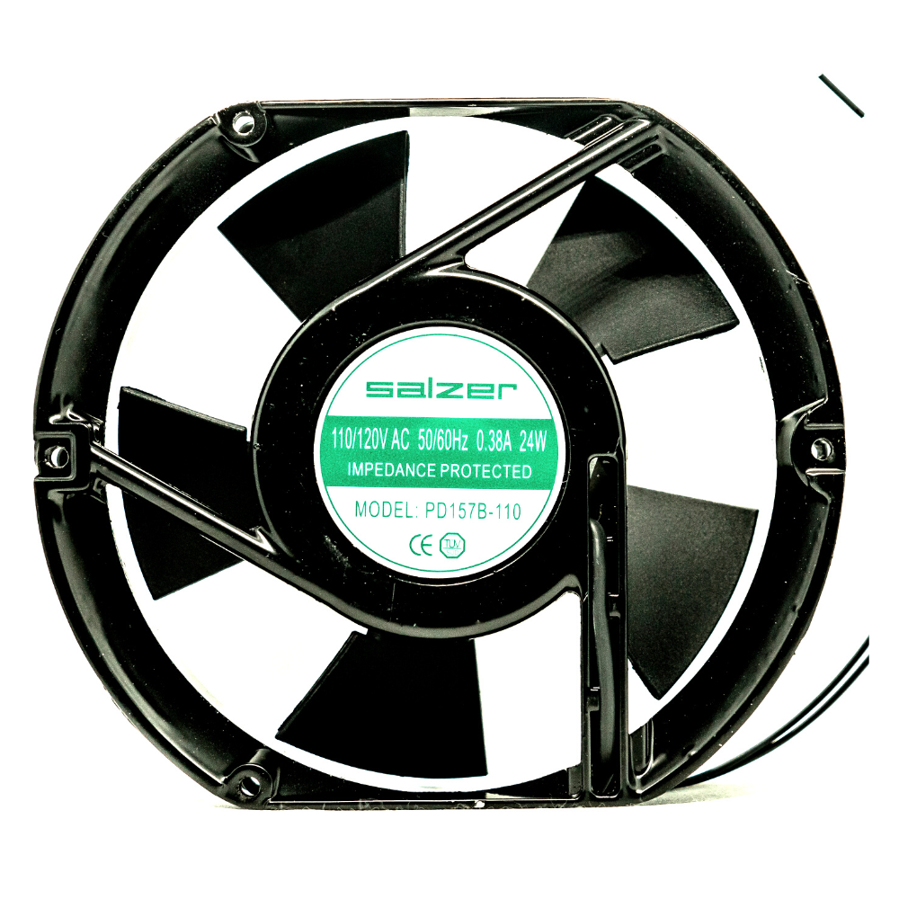 Ventilador terminación a cables (recortado) 172x150x51mm