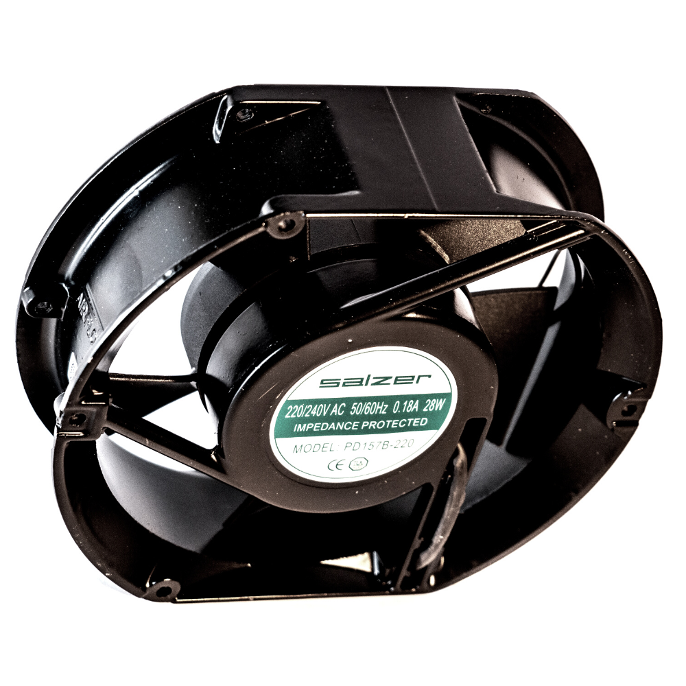 Ventilador terminación a cables (recortado) 172x150x51mm