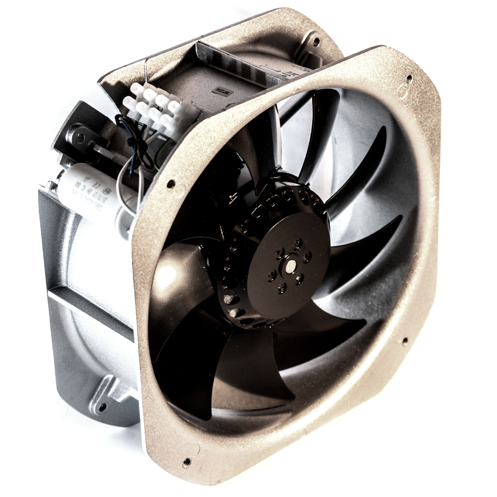 Ventilador terminación a cables 225x225x80mm