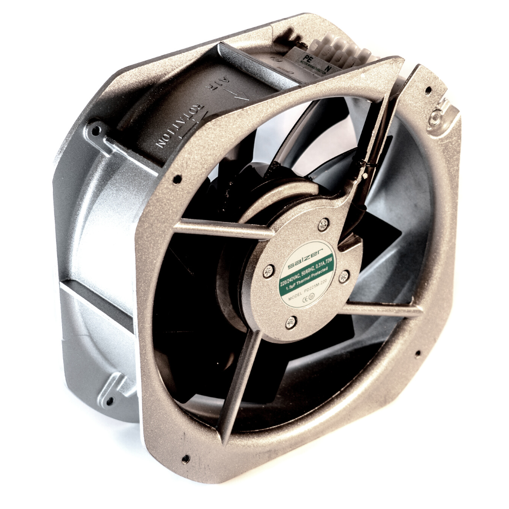 Ventilador terminación a cables 225x225x80mm