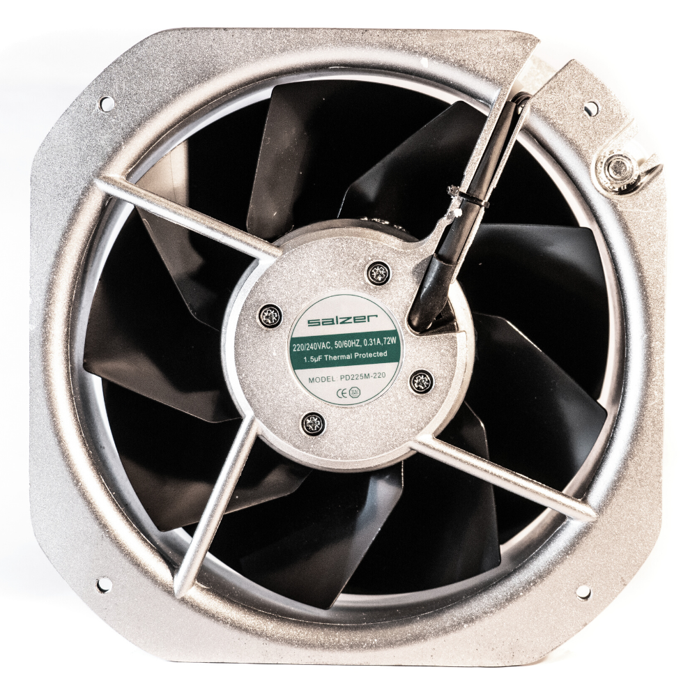 Ventilador terminación a cables 225x225x80mm