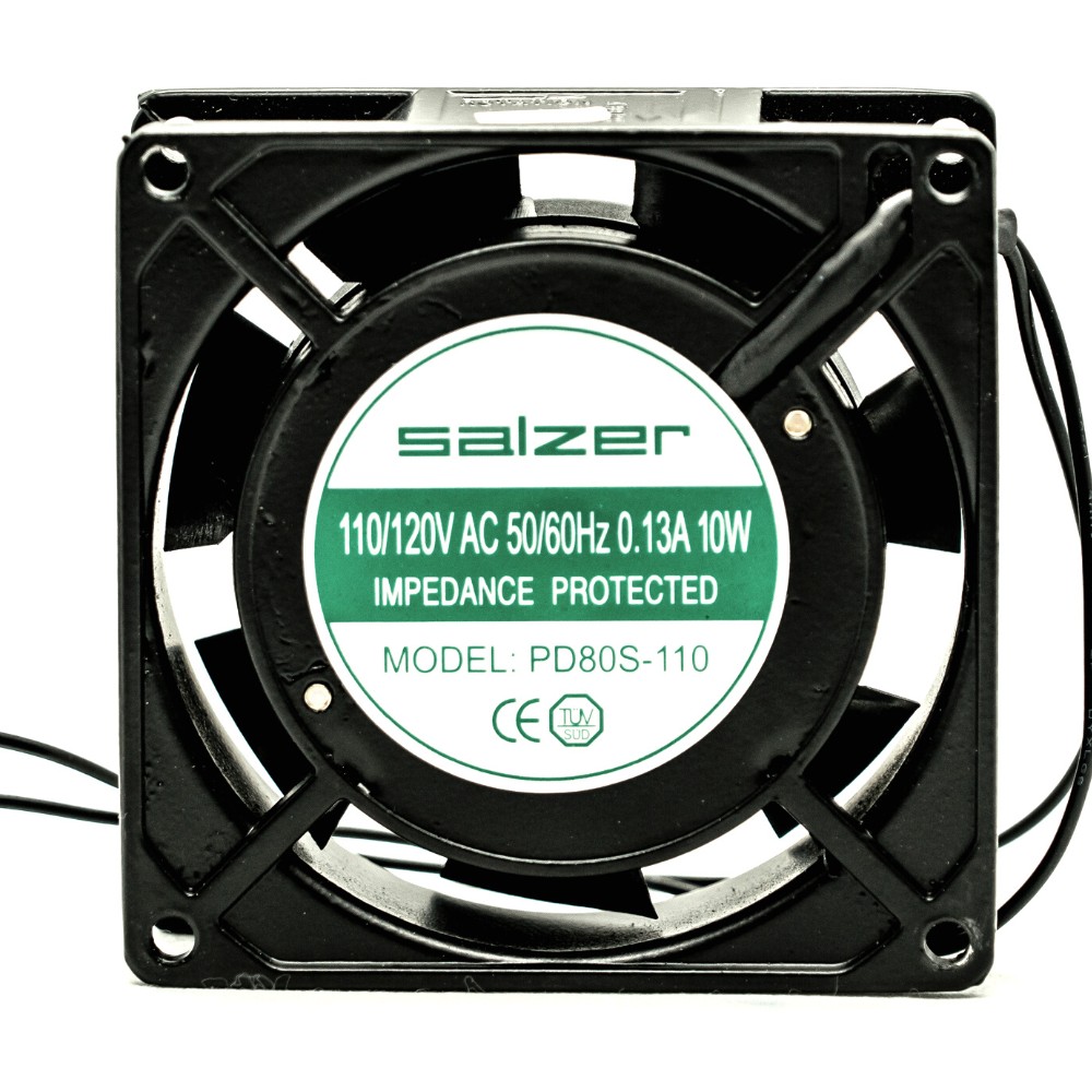 Ventilador terminación a cables 80x80x25mm