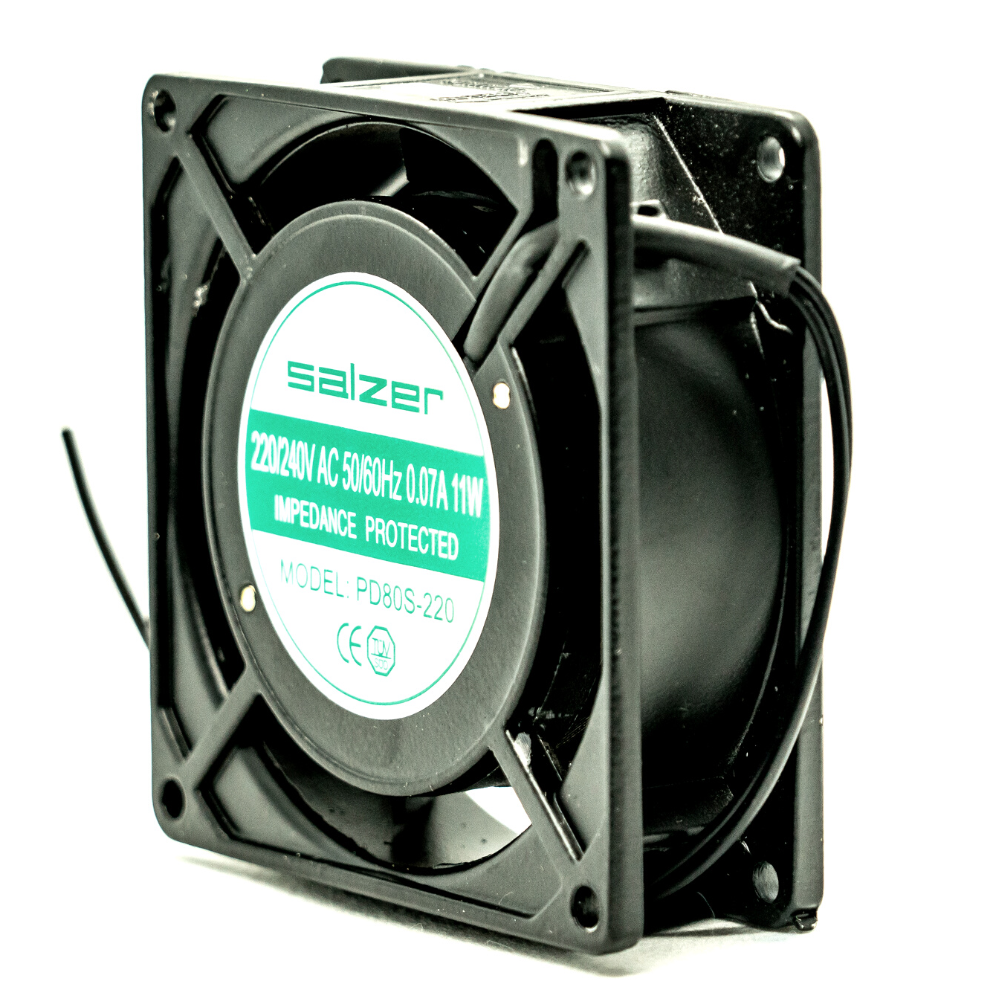 Ventilador terminación a cables 80x80x25mm